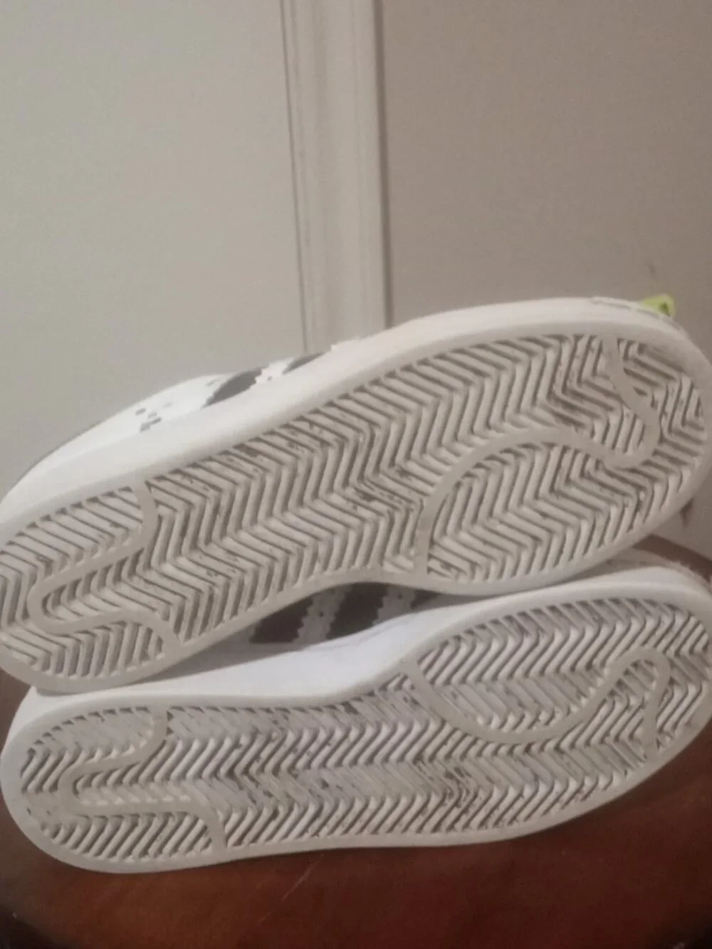 Kids Size 5.5 Adidas Superstar II J MINECRAFT White Black Shoe JQ8749